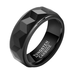 Tungsten Steel Gold Ring Jewelry Design