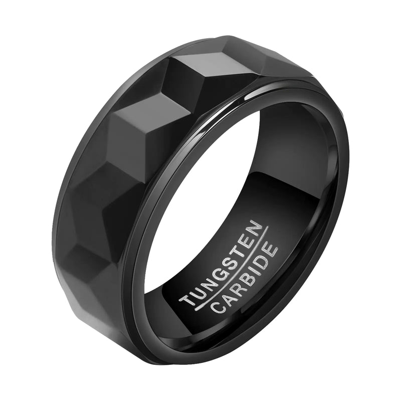 Tungsten Steel Gold Ring Jewelry Design
