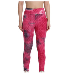 Fashionable Tie-Dye Bubble Pocket Trousers for Women
