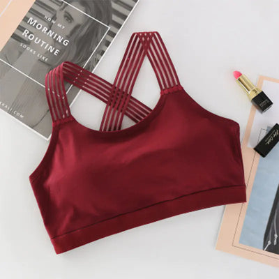 Cotton Strapless Bra Top with Removable Padding for Women
