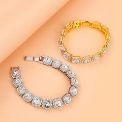European American Fashion Square Rock Candy Chain