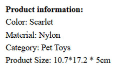 Dog Molar Nibbling Nylon Beef Flavor Toy