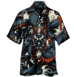 Hawaiian Casual Men's Shirt in Polyester Fiber