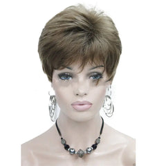Fluffy Black and Brown Synthetic Fiber Fashion Headgear