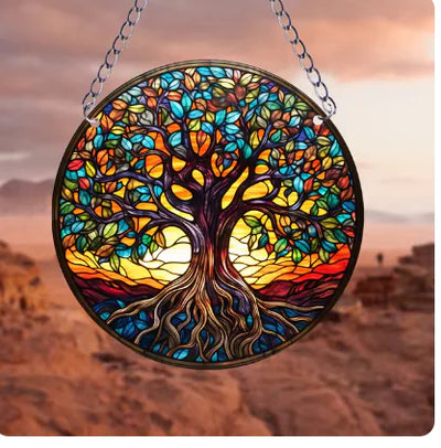 Artisan Tree of Life Necklace with Metal Pendant (One)