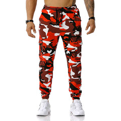 Camo Cargo Pants - Casual Sports Trousers