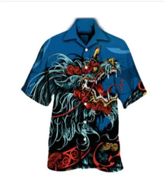 Hawaiian Casual Men's Shirt in Polyester Fiber