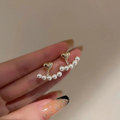 Love Pearl Tea Earrings - Trendy Versatile Design