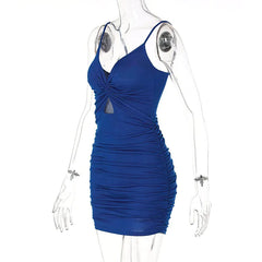European-American Style Women's Sexy V-Neck Dress