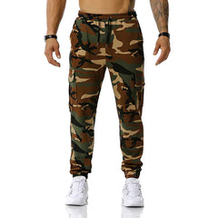 Camo Cargo Pants - Casual Sports Trousers